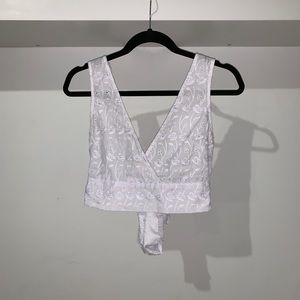 lilac crop top